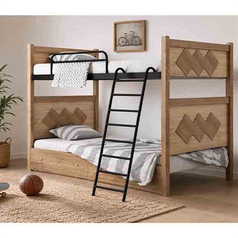 تخت دو طبقه چوبی ارغوان D 4014